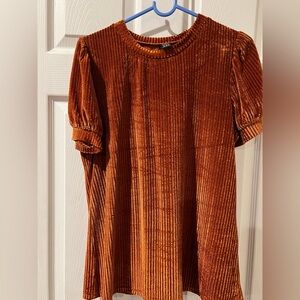 Velvet Women’s Top in Rich Brown